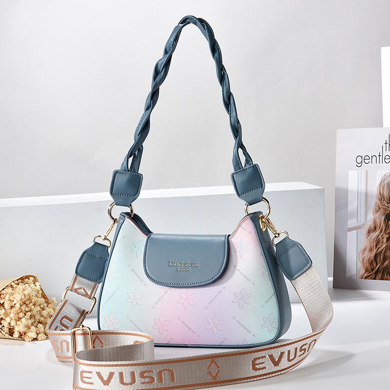 Neue Niedliche und Süße Handtasche Damen Achsel Kleine Quadratische Tasche mit Bedruckten Weiblichen Schultertaschen für Mädchen Umhängetasche