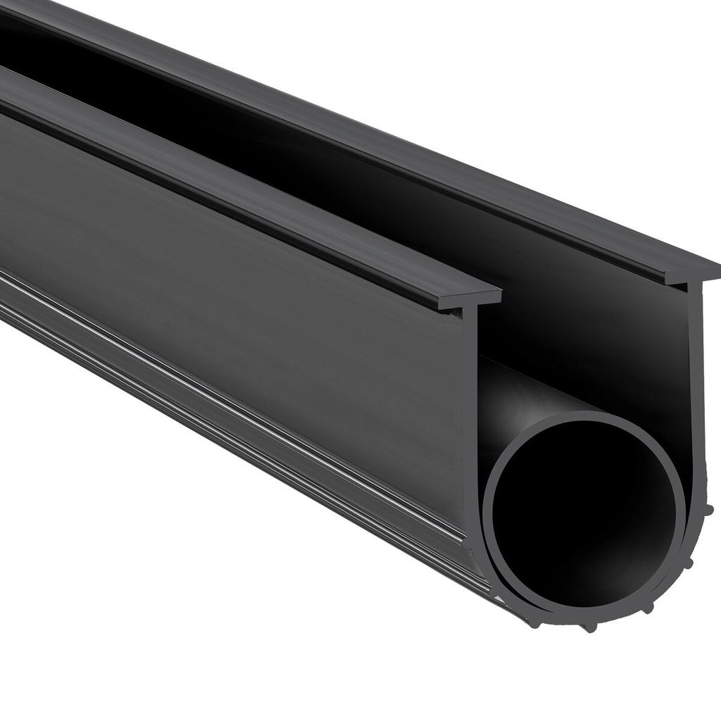 Guarnizioni per Porta da Garage Gomma Inferiore, Combinazione Forma a U + Anello O Guarnizione Meteo Inferiore per Porta da Garage, Guarnizione per Porta da Garage Impermeabile 10 piedi, Estremità a T da 5/16 pollici