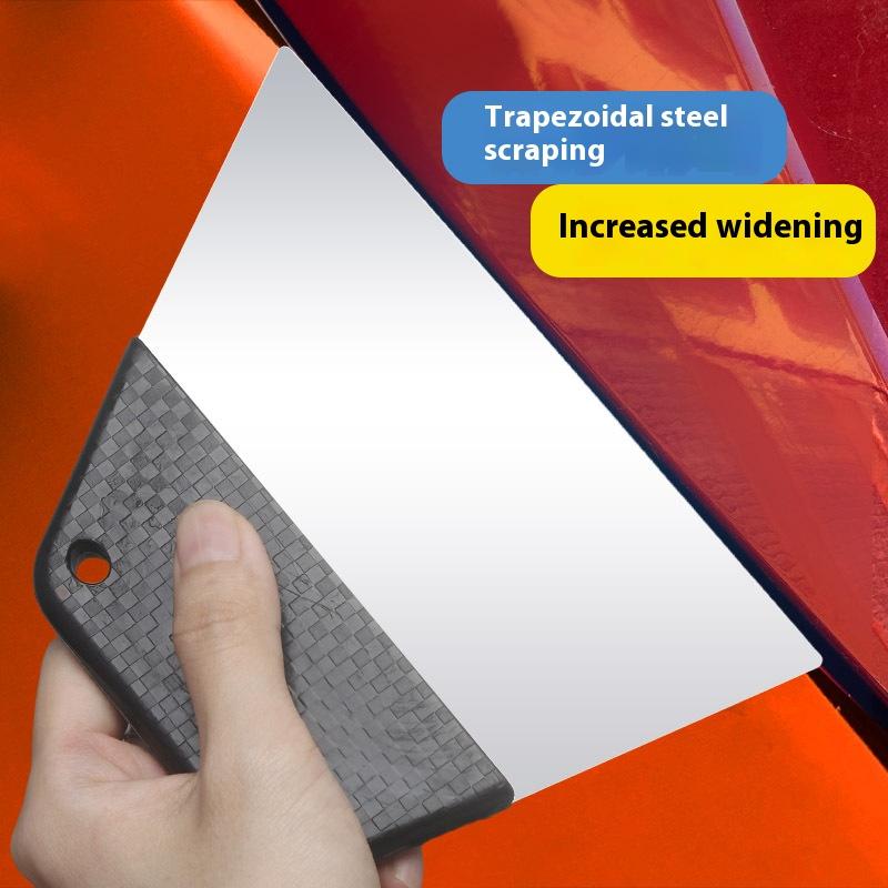 Car Film Installation Tools - Edge Tucking Scraper Stainless Steel Scraper Heat-Resistant Film Ironing Scraper