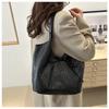 2026 New Fashi Casual Shoulder Bag Handbag Retro Bow Large Capacity Tote Bag Underarm Bag