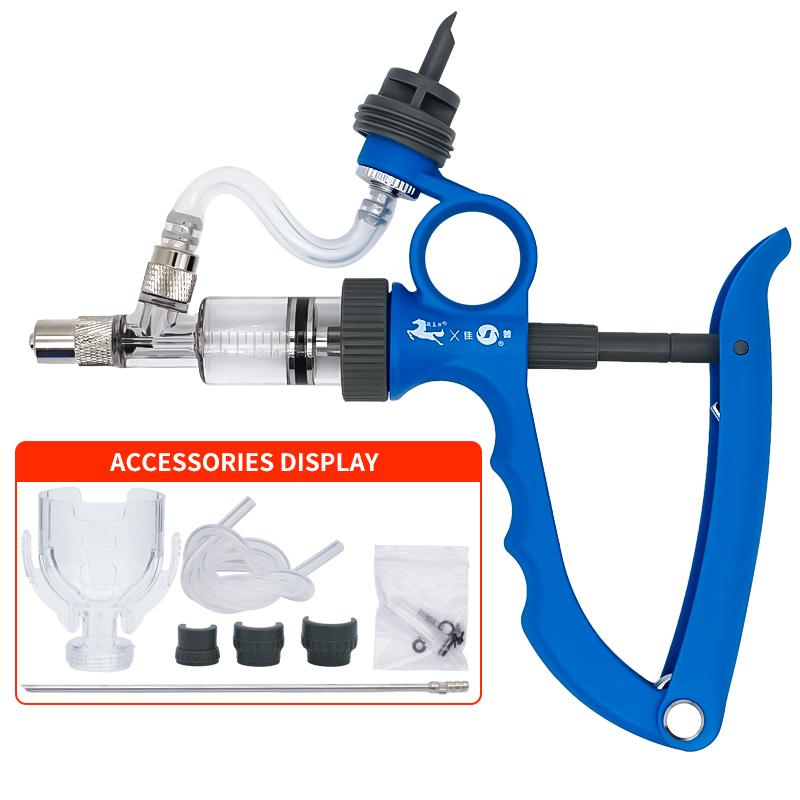 2ml/6ml Animal Automatic Syringe Vaccine Injector Veterinary Adjustable Continuous Vaccine Injection For Poultry Pig Cow Sheep