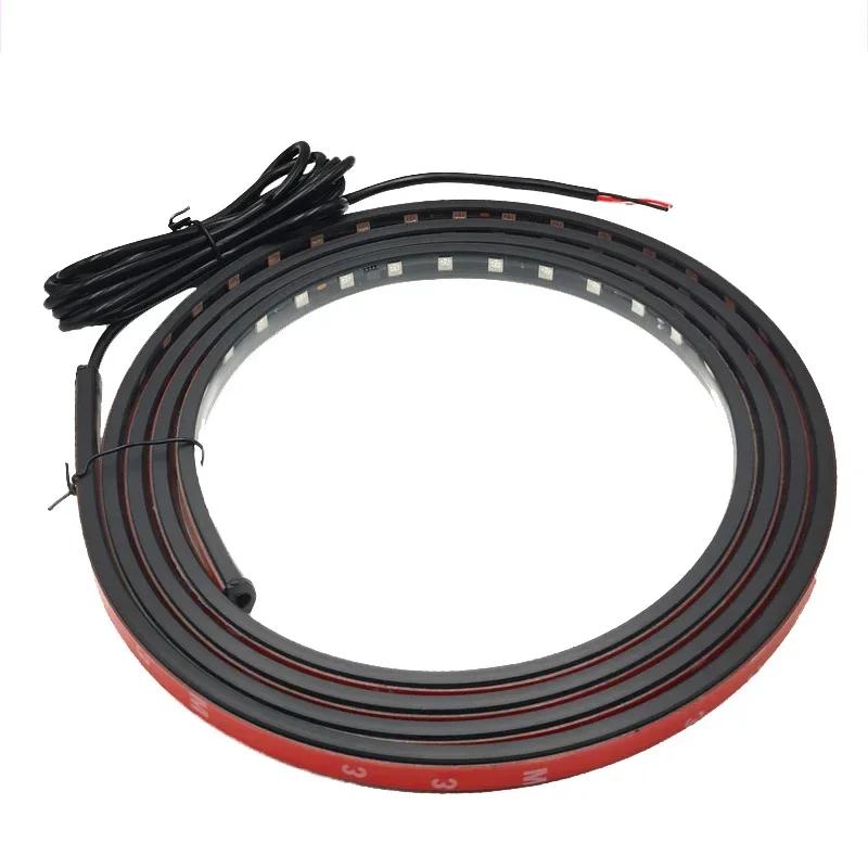 

Светодиодный сигнальный фонарь для грузовика, ночной предупредительный фонарь безопасности, 7-цветная RGB мигающая атмосферная лампа, 24 В, декоративный свет для автомобиля 1M