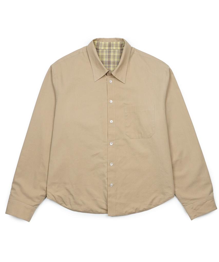 YIYAE Reversible Shirts _ Beige Yellow