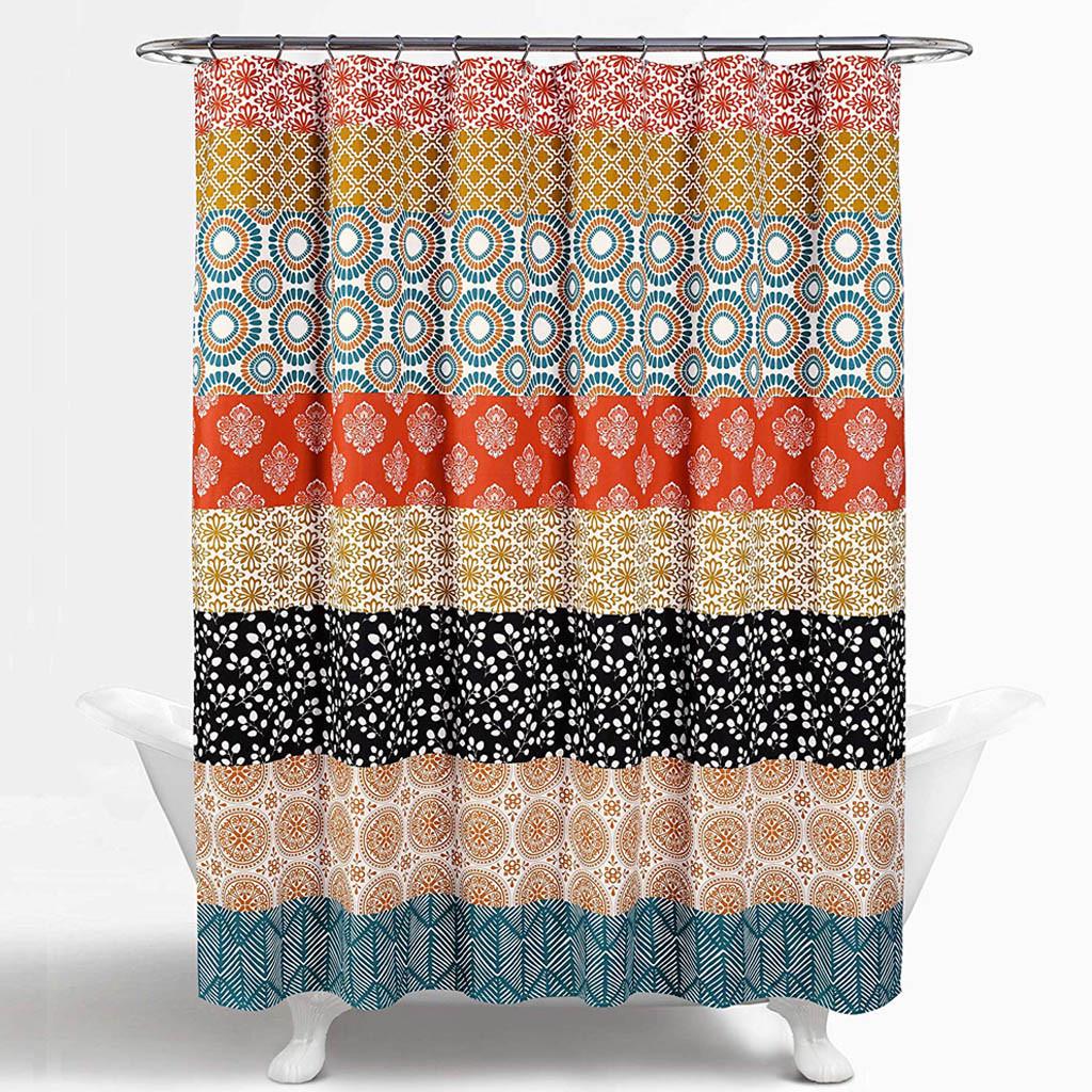 Bohemian Striped Colorful Design 72 X Inch Bathroom Decoration Shower Curtain Cl At Affordable S Free Real Reviews With Photos Joom Bathroom Decoration Shower Curtain, Bohemian Style Shower Curtains