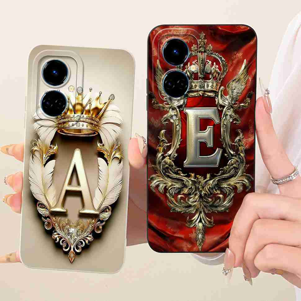 For Tecno Camon 19 Pro Case Cute Crown Letters Cover Phone Case For Camon 19 Camon19 Pro Soft Silicone Bags