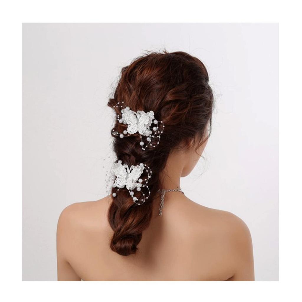 [Catwo] Haarversiering voor Kinderen, Parelbloem Haarversiering, Ballets Haarversiering, Prachtige Bloemen Hoofdband, Bruiloft Hoofddeksel, Volwassenheid