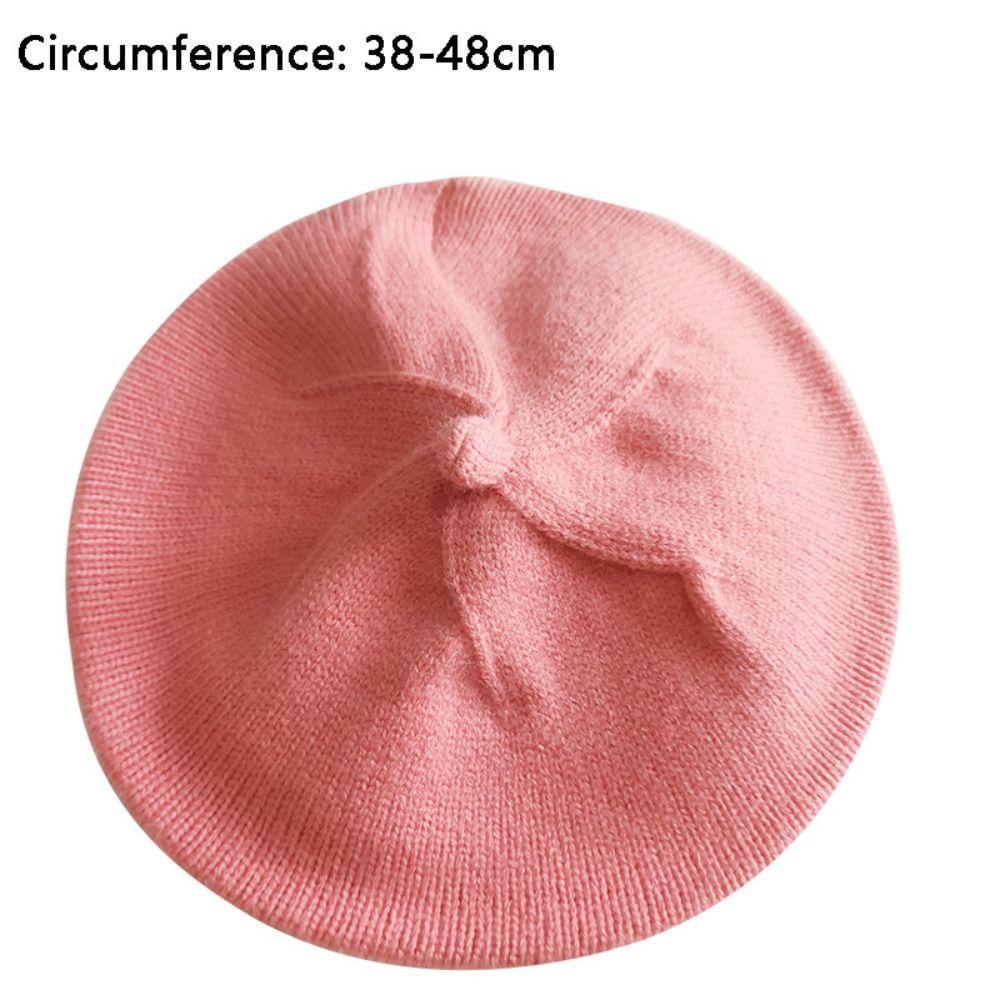 Round Kids Berets Solid Color Princess Cap Vintage Artist Painter Bonnet  Boys Girls