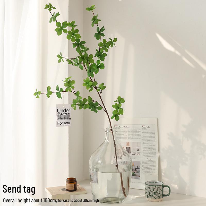 Nordic Green Japanese Bellflower & Andromeda Faux Branch for Home Decor