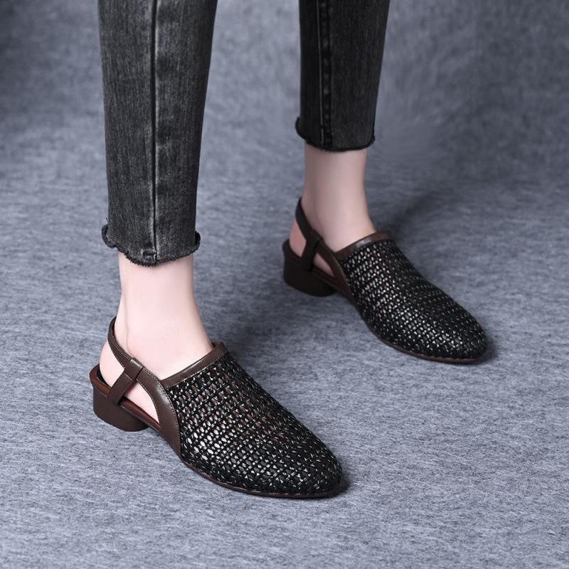 

Sandals, Casual Shoes, Breathable Shoes, Pointed-toe Shoes, Single Shoes, Women s Shoes 35 чёрный