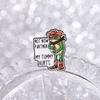 Cowboy-Frosch Emaille-Anstecker Nicht jetzt, Kumpel Mein Bauch tut weh Anstecknadeln Revers-Abzeichen Lustiger Frosch-Schmuck Geschenk für Freunde
