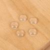40Pcs Glass Color Card Transparent Tips Round Showing Gel Polish Designs Nail Color Board Tips Card Korean Style Manicure Tool