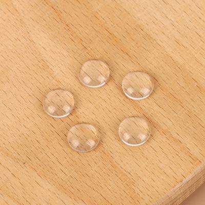 40Pcs Glass Color Card Transparent Tips Round Showing Gel Polish Designs Nail Color Board Tips Card Korean Style Manicure Tool