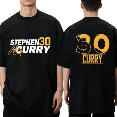 2025 Neu Heißer Verkauf Curry Basketball Grafikdruck T-Shirt Herren Damen Mode Y2k Kurzarm T-Shirts Unisex 100% Baumwollkleidung