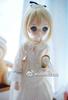 YR EARTH S335 Doll Long MDD Heat-Resistant Wig, 8-9 Inch, Ponytail, 1/3 BJD, DD, (Light Gold)