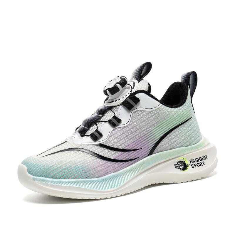 Boys and girls 2025 autumn and winter new children's basketball shoes medium and large children's mesh primary school students running non-slip sports