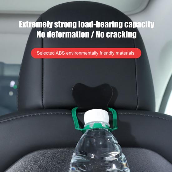 2 Τεμάχια Γάντζοι Κάθισμα Αυτοκινήτου για Tesla Model 3/Y/X/S Αξεσουάρ Οργανωτής Κρεμάστρα Προσκέφαλου Αυτοκινήτου για Τσάντες Χειρός Τσάντα Πλάτης Πορτοφόλι Ψώνια