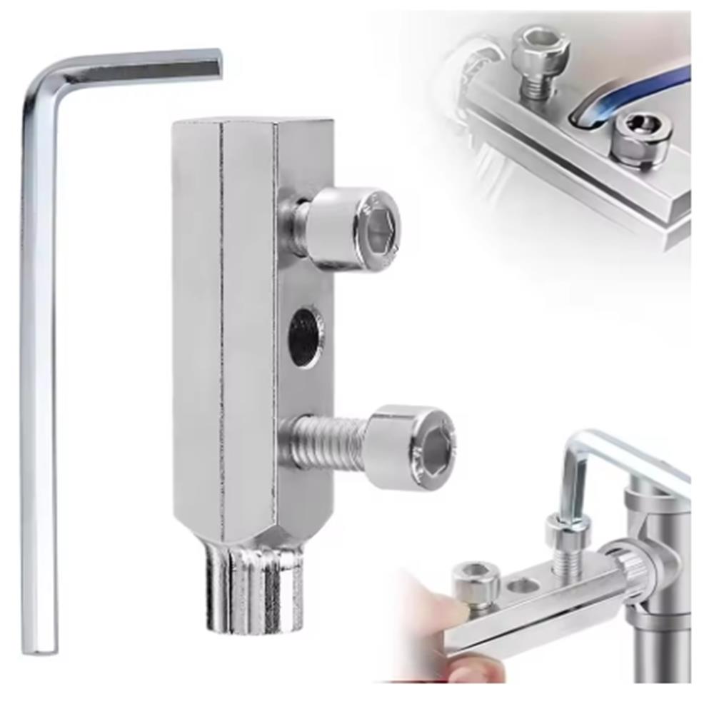Professional Steel Broken Bolt Extractor - Water-Tap Angle Valve Remover Tool for 4/6 Points Damaged Screws Plumber's Repair Kit