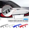 Carbon Look Car Rear Spoiler Mini Wing Small Model Decoration For Xc90 S60 S80 Xc60 Xc70 Xc90 Fh V50 S40 C30 Accessories