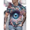 Men's 3D Printed T-Shirt Short Sleeve O-Neck Pullover Casual Top