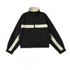 Damen Oversize Langarm Color-Block Reißverschluss Jacke 2026 Herbst Streetwear