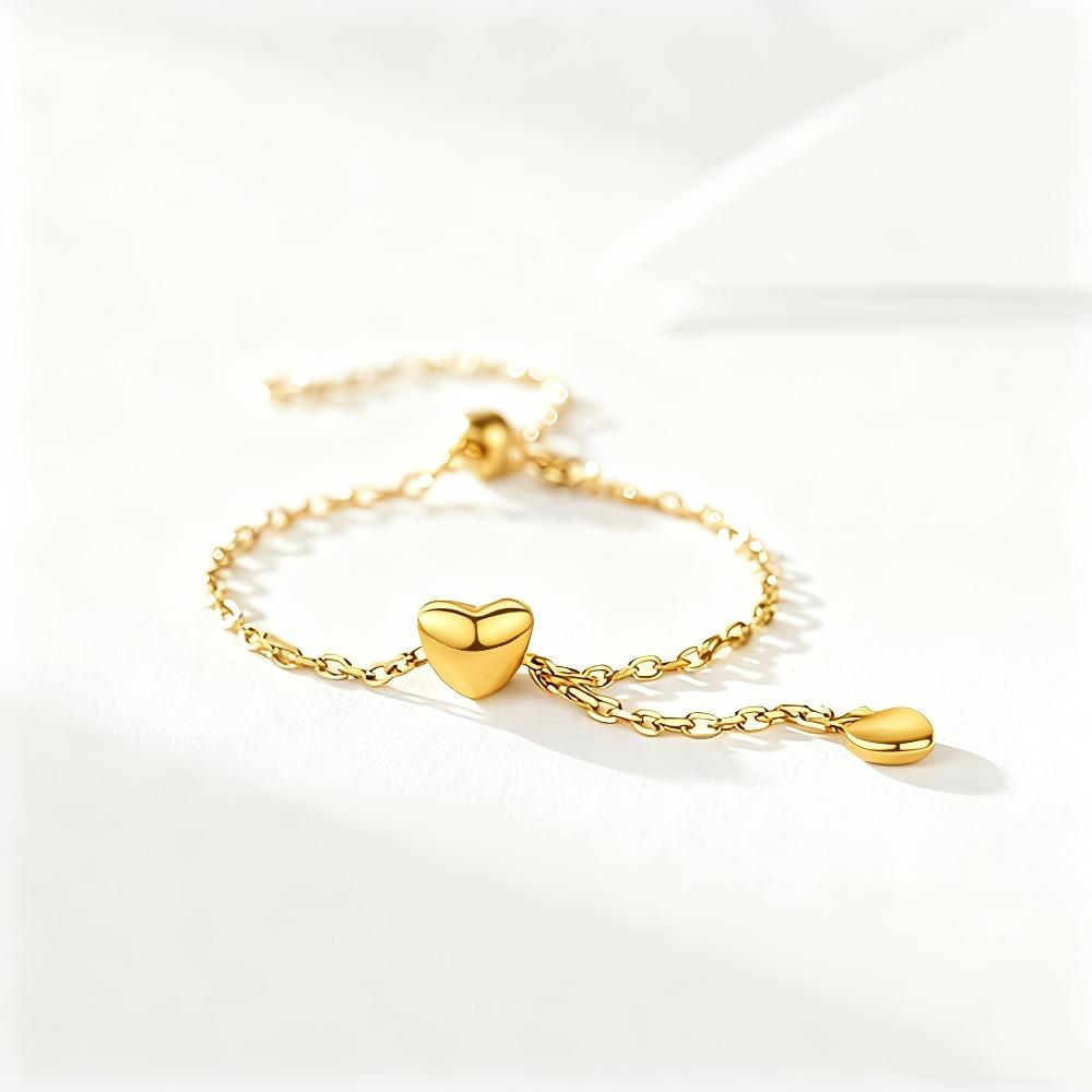 1 ks Stylový Jednoduchý Elegantní Roztomilý Design Nastavitelný Prsten Lásky Valentýn