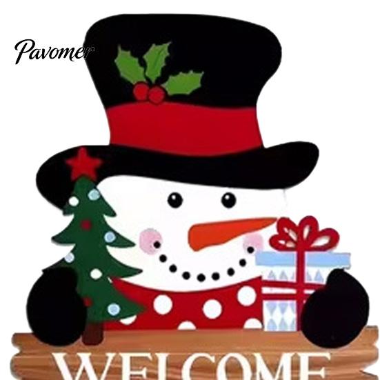 Holiday Mantle Decorations Christmas Table Decoration, Rustic Wooden Tabletop Sign, Vintage Farmhouse Decorative Indoor Party Decor Desktop Plaque for