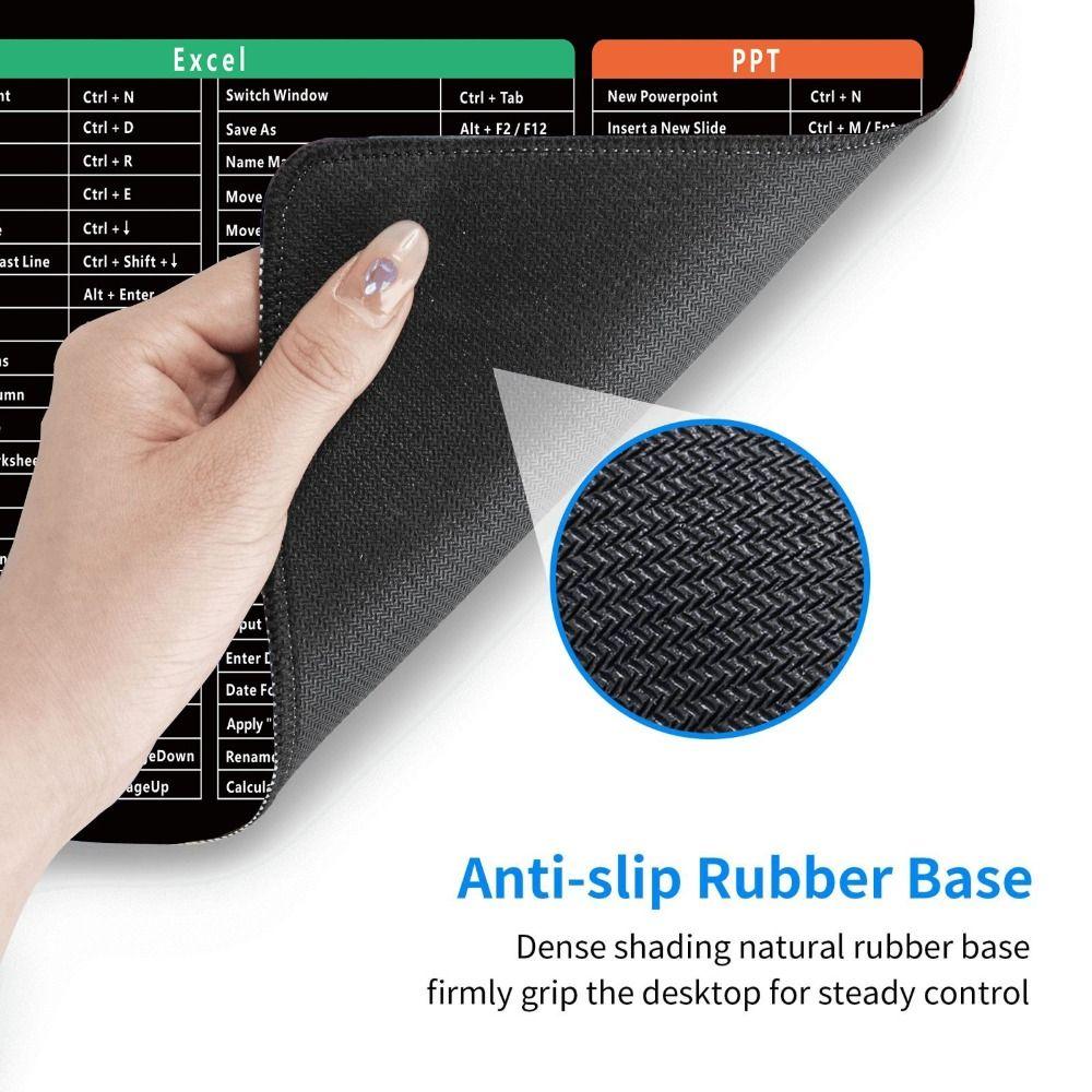 NonSlip Desk Mat Rubber Office Software Mousepad New Quick Key Mousepad  Home Use