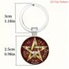 Five Pointed Star Pendant Keyring With Classic Style For Wedding Birthday And Travel Keepsakes