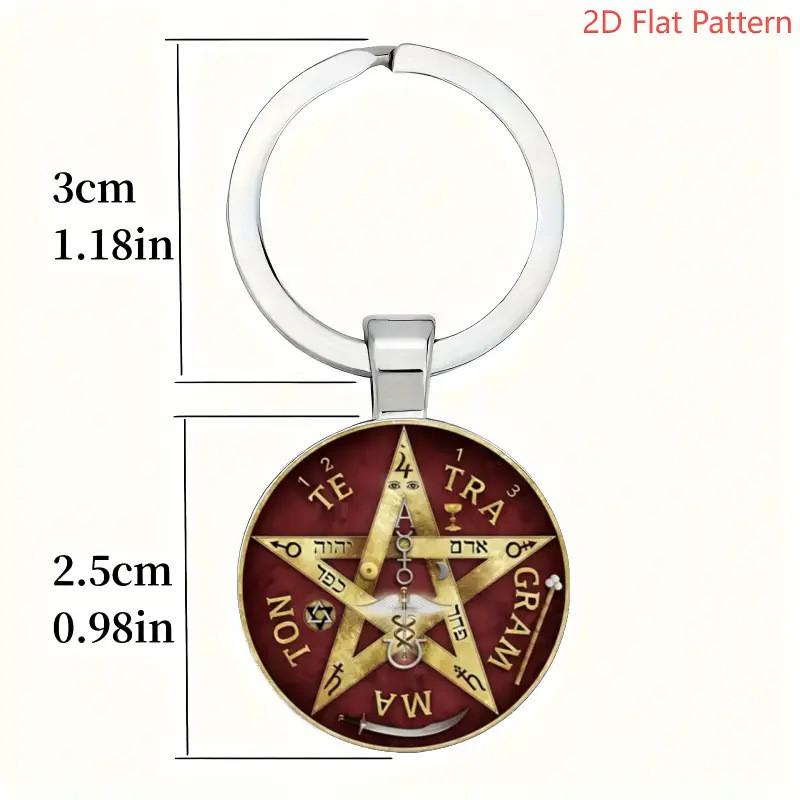 Five Pointed Star Pendant Keyring With Classic Style For Wedding Birthday And Travel Keepsakes