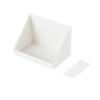 White/Transparent Oblique Opening Storage Box Wall Mounted Sundries Organizer  Bathroom