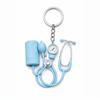 2D Acrylic Medical Keychain Mini Cartoon Stethoscope Pattern BPA Free for Pediatric Nurse Appreciation Small Gift