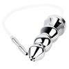 Male Stainless Steel Prostate Massager Sounding Gay Bead-Style Anal Plug with Penis Sound Urethral Anal Insertion Toy