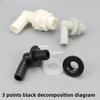 Kunststoff 3/8 "Gewinde auf 14mm 90 Grad Winkelstück Drainage Aquarium Fisch Tank Drain Adapter Garten Bewässerung Wasser Anschlüsse Gelenke