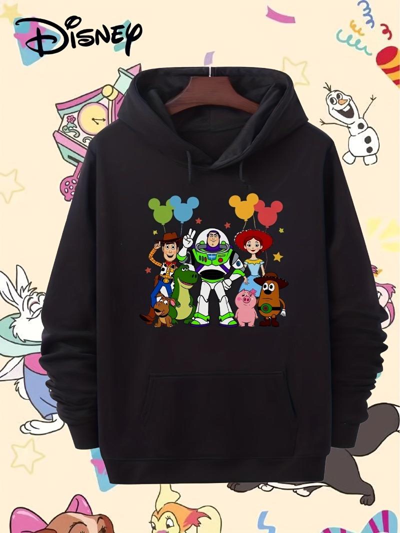 

Disney Men s Retro Toy Story Hoodie with Cowboy Pattern Pullover, Comfortable Hooded Sweater for Men Women in Autumn and Winter S