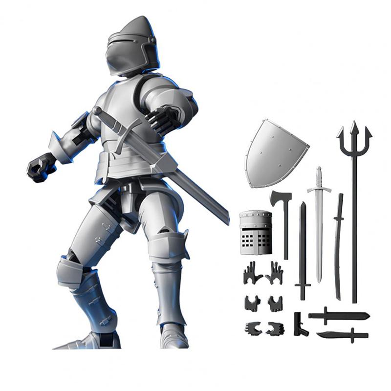 

Рыцарь Фигурки Паладин 13 Подвижный Шарнирный Трансформирующийся Робот 3D Печатный Манекен Персонаж Сборные Игрушки Детские Подарки