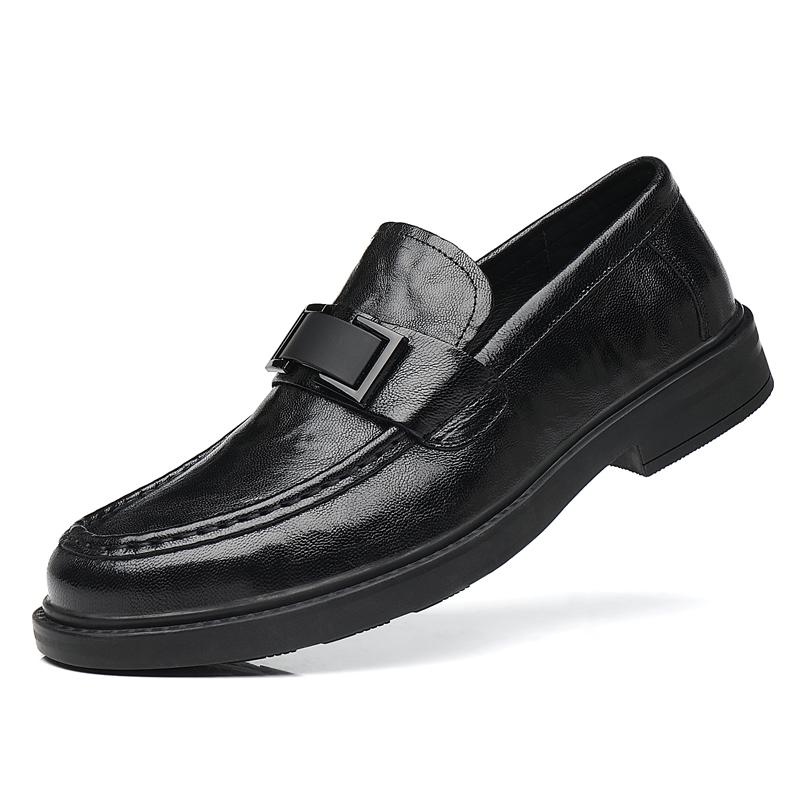 Móda Vysoká Kvalita Nové Platformové Mokasíny Pánské Pravá Kůže Ležérní Boty Mokasíny Pohodlné Pánské Business Pánské Protiskluzové Prodyšné Boty