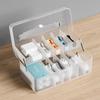Covered Cable Organizer Box, Portable Charging Cable Management Tool, USB Cable Sorter, Desktop Electronic Accessories Organizer