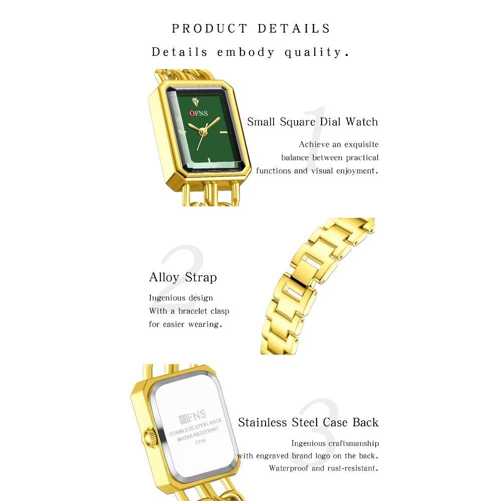 Luxury Women's Quartz Watch Elegant Diamond Dial Stainless Steel Band Waterproof Casual Wristwatch
