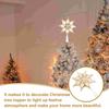Christmas Tree Topper Lighted LED Decoration Lights Five-pointed Star Treetop Ornament