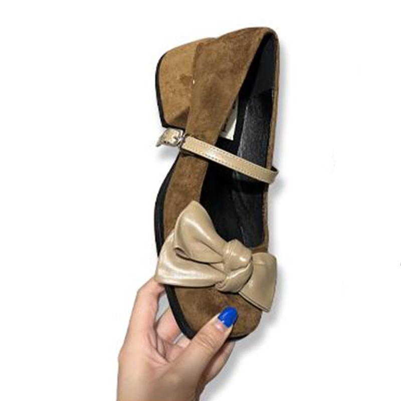 Fashion Bow Women Mary Jance Shoes Fashion Dress Lolita Luxury Shoes Designer Women Pumps 2025 New Elegant Party Loafers Zapatos Mujer