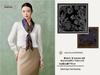 Mulberry Silk Double-Sided Printed 90cm Square Scarf - Premium Twill Silk Neck Scarf - Mid-Autumn Festival Custom Gift