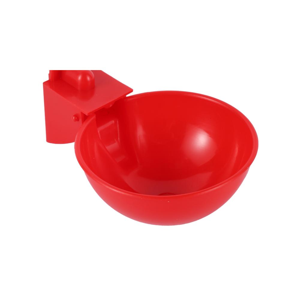 10Pcs Automatic Chicken Drinking Cup 9mm Thread Farm Goose Duck Poultry Drinking Bowls Plastic Water Dispenser Feeder Equipment