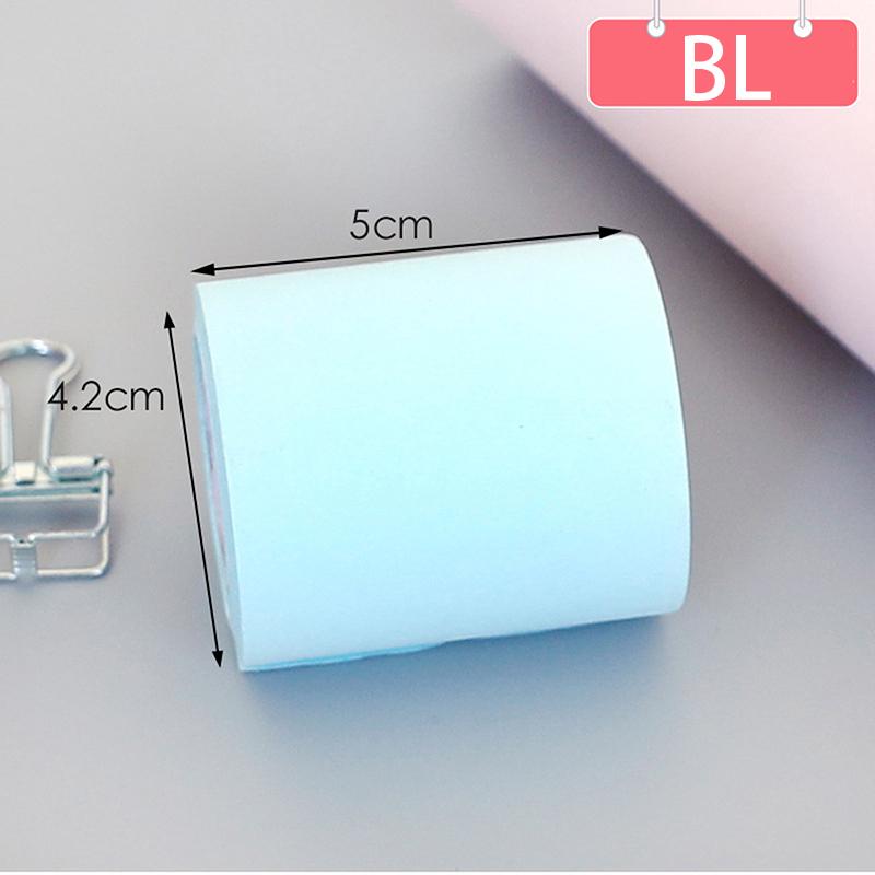 

Kawaii Roller Memo Pad Sticky Note Set Refillable Adhesive Paper 8M Length School Supplies Bookmark Notebook Stationery Stickers 1pcs Blue refill