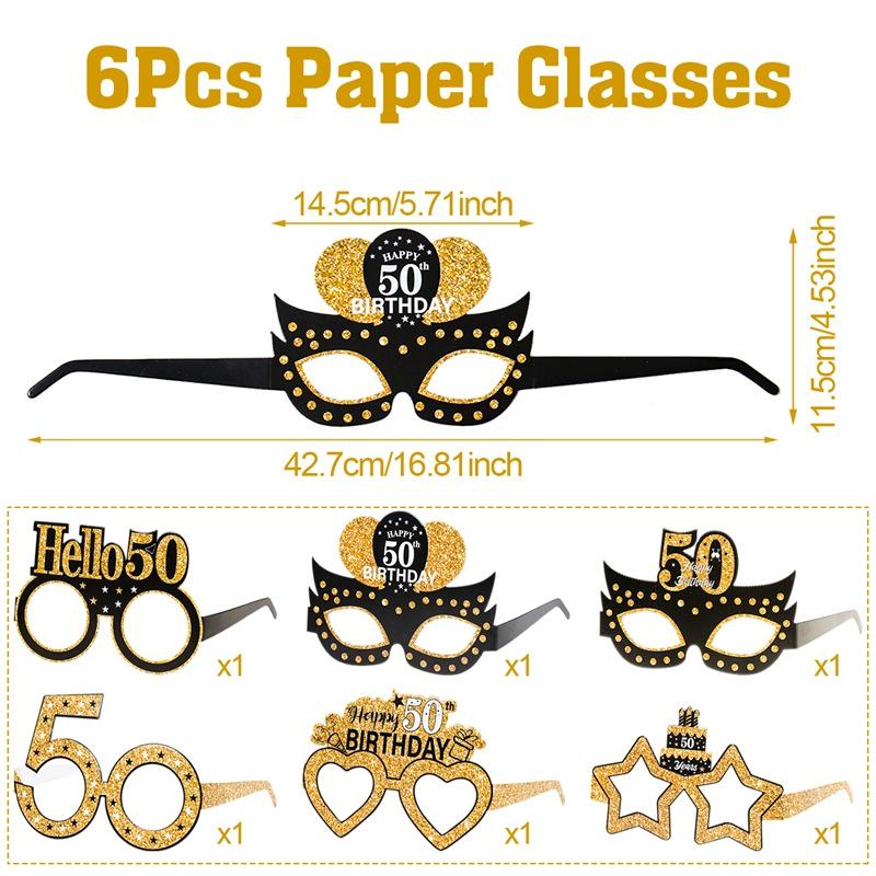 Birthday Party Funny Costume Glasses - Photo Prop & Party Decoration