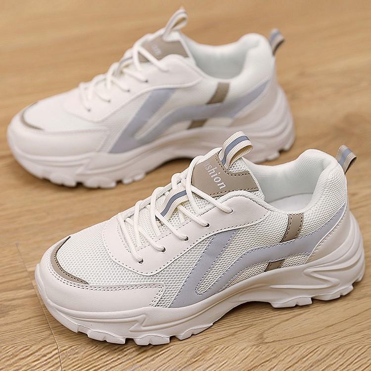 Spring New Platform Dad Shoes Muffin Heel Heel Heightening Casual Shoes Youth Sweet Sneakers