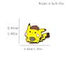 Cartoon Pokemon Monster Brooches: Charmander, Pikachu & Squirtle Pins