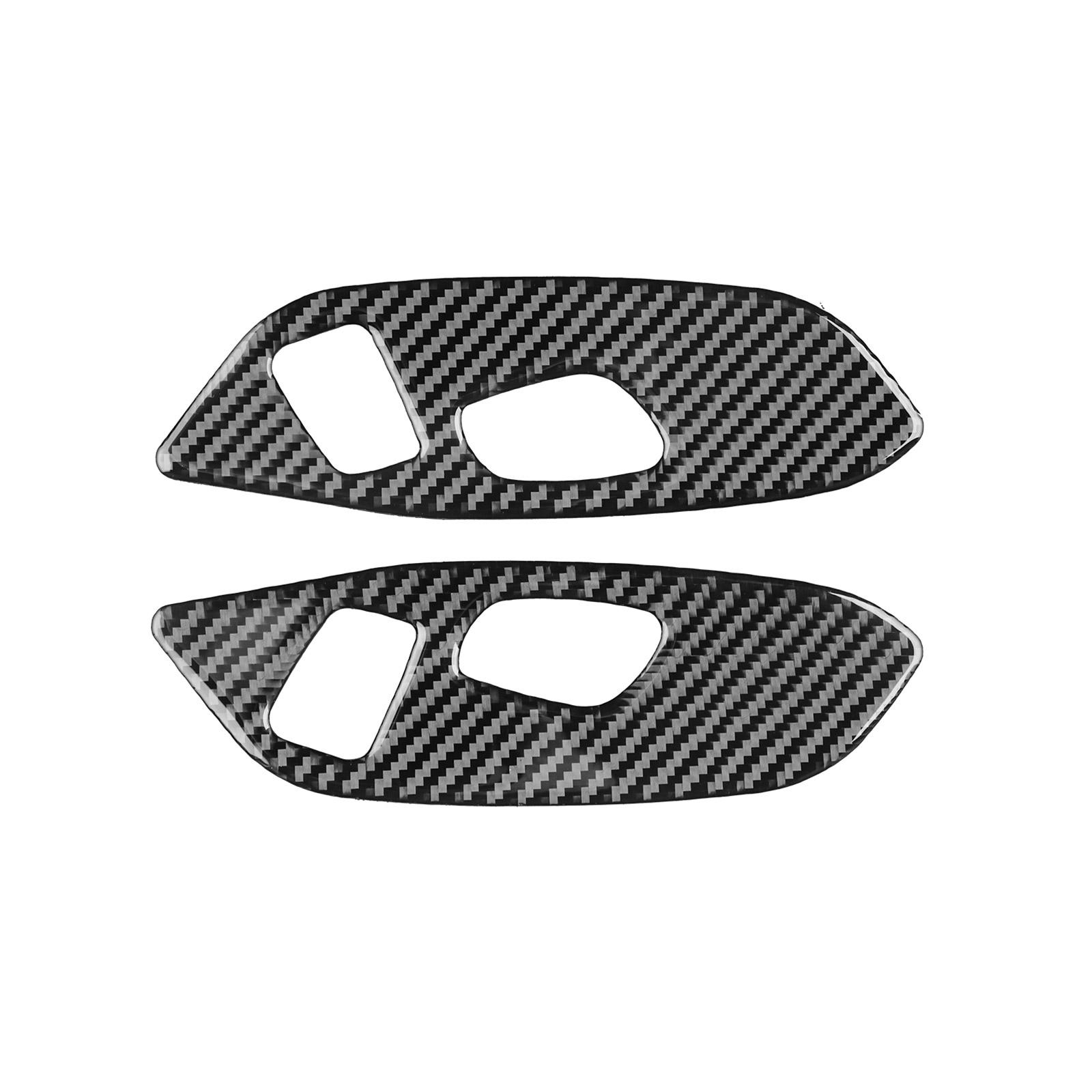 

Car Seat Adjustment Switches Buttons Panel Stickers for C8 2020-2023 Carbon Fiber Seat Adjustment Button Panel