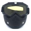 Vintage-Style Motorcycle Goggles Off-Road Riding Full Frame Windproof Protective Eyewear With Interchangeable Lenses