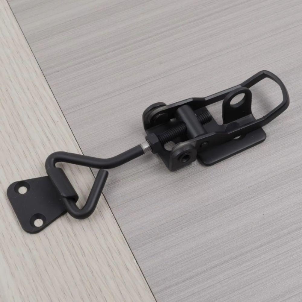 Handle Lock Metal Toggle Clamp Cabinet Box Hasp Clamps Adjustable Pull Clamp  Furniture