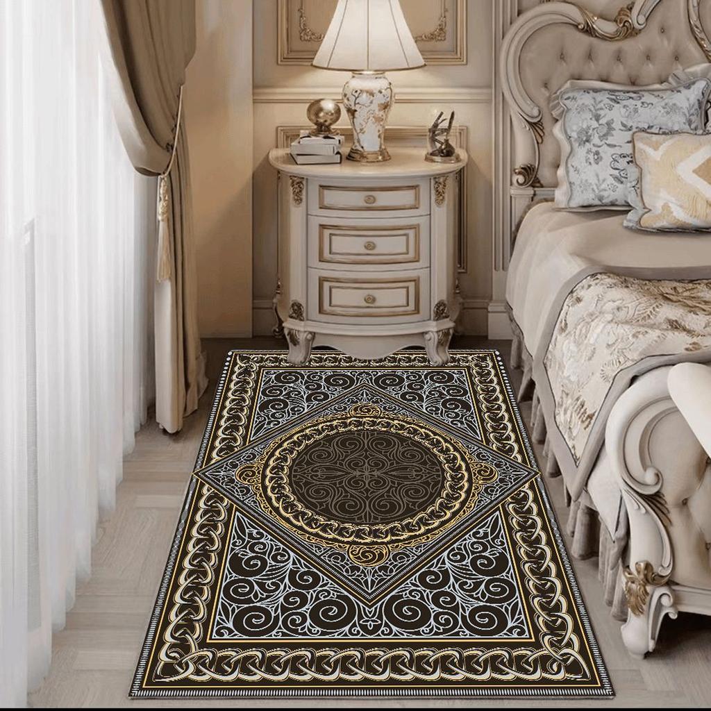 Dywan do salonu w stylu europejskim, stolik kawowy, dywan do sypialni, wystrój domu, uniwersalny dywan, dywanik przy łóżku, mata na stolik kawowy